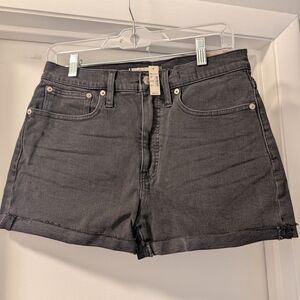 Madewell Women's Dark Gray Jean Shorts